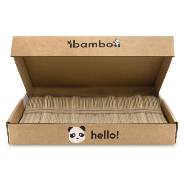 Eco-friendly Disposable Bamboo Cutlery: Perfect for Picnics and Parties! 2 ecofriendly disposable bamboo cutlery in a box