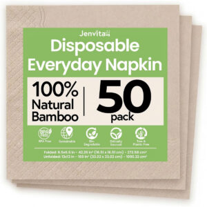 Disposable Everyday Napkins - 50 Pack
