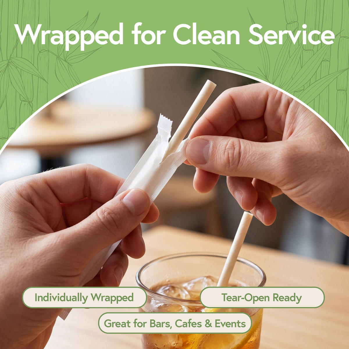 perfect for bars, cafes, and events disposable straws for bars, cafes, and events