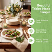 Great for Dinner Parties elegant bamboo dinner napkins