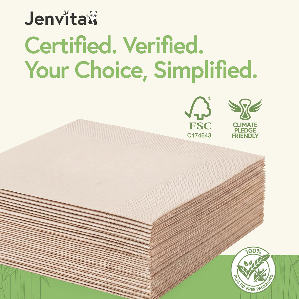 FSC Certified FSC certified disposable dinner napkins