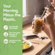 plastic and metal free reusable straws no plastic of metal in our reusable straws
