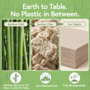 plastic free cocktail napkins