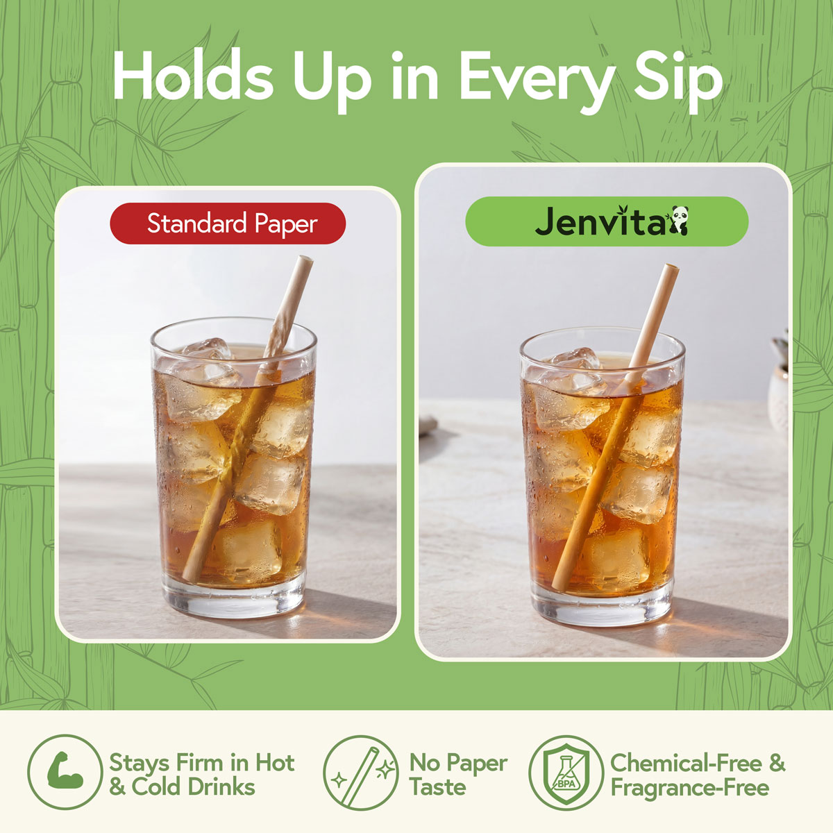 compare with standard paper straws standard paper vs jenvita bamboo straws