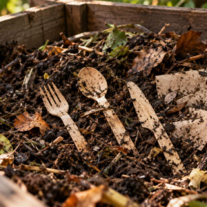 bamboo cutlery composting