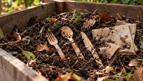 bamboo cutlery composting