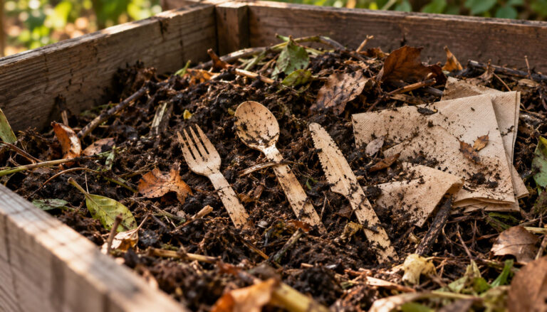 bamboo cutlery composting